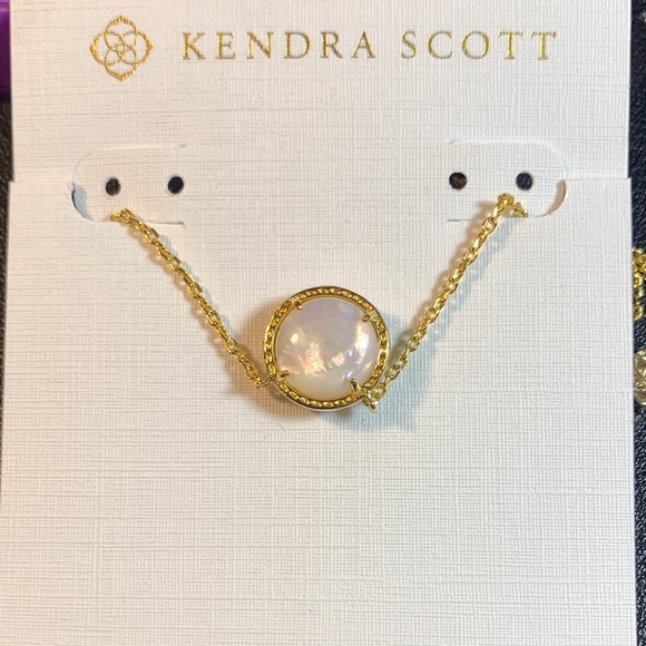 Kendra Scott Gold Soccer ball Pendant Necklace - Picture 2 of 3